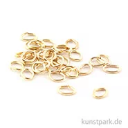 Artikelbild des Artikels “Ringel - Oval, Gold, Stärke 0,5 mm, 30 Stück “