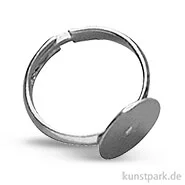Artikelbild des Artikels “Ringschiene mit Platte, Platin, 12 mm, 2 Stück “