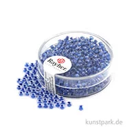 Artikelbild des Artikels “Rocailles ARKTIS gelüstert - 2,6 mm - 17 g Dose | Royalblau“