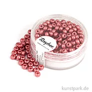 Artikelbild des Artikels “Rocailles metallic matt - 4 mm - 150 Stück Dose | Antikrosé matt“