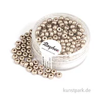 Artikelbild des Artikels “Rocailles metallic matt - 4 mm - 150 Stück Dose | Taupe matt“