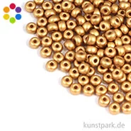 Artikelbild des Artikels “Rocailles metallic matt - 4 mm - 150 Stück “