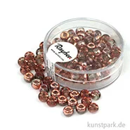 Artikelbild des Artikels “Rocailles Metallic mit Großloch - 5,5 mm - 80 Stück Kupfer“