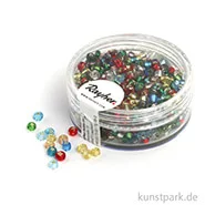 Artikelbild des Artikels “Rocailles mit Silbereinzug - 2,6 mm - 16 g Dose | Gemischt - Nicht Waschbar“