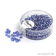 Artikelbild des Artikels “Rocailles mit Silbereinzug - 2,6 mm - 16 g Dose | Hellblau“