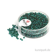Artikelbild des Artikels “Rocailles mit Silbereinzug - 2 mm - 17 g Dose | Jade“