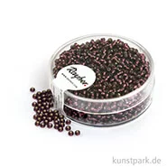 Artikelbild des Artikels “Rocailles mit Silbereinzug - 2 mm - 17 g Dose | Lila“