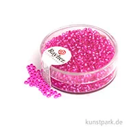 Artikelbild des Artikels “Rocailles mit Silbereinzug - 2 mm - 17 g Dose | Pink - Nicht Waschbar“