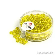 Artikelbild des Artikels “Rocailles mit Silbereinzug - 4 mm - 17 g Dose | Gelb“