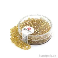 Artikelbild des Artikels “Rocailles mit Silbereinzug & Rainbow - 2,6 mm - 17 g Dose | Honiggelb“
