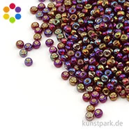 Artikelbild des Artikels “Rocailles mit Silbereinzug & Rainbow - 2,6 mm - 17 g “