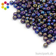 Artikelbild des Artikels “Rocailles mit Silbereinzug & Rainbow - 4 mm - 17 g “