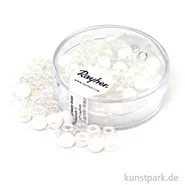 Artikelbild des Artikels “Rocailles-MIX mit Großloch - 5,5 mm - 80 Stück Dose | Weiß-Töne“