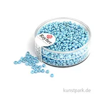 Artikelbild des Artikels “Rocailles opak gelüstert - 2 mm - 17 g Dose | Hellblau“