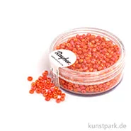 Artikelbild des Artikels “Rocailles opak gelüstert - 2 mm - 17 g Dose | Orange“