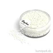 Artikelbild des Artikels “Rocailles opak gelüstert - 2 mm - 17 g Dose | Weiß“