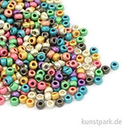 Artikelbild des Artikels “Rocailles Perlmutt Mix - 2,6 mm, 17g Dose “