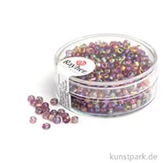 Artikelbild des Artikels “Rocailles transparent gelüstert - 2,6 mm - 17 g Dose | Flieder“