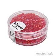 Artikelbild des Artikels “Rocailles transparent gelüstert - 2,6 mm - 17 g Dose | Rot“
