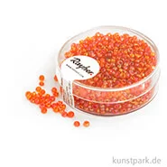 Artikelbild des Artikels “Rocailles transparent gelüstert - 2 mm - 17 g Dose | Orange“