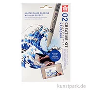 Artikelbild des Artikels “Sakura Creative Kit - Zeichenset, Wave of Kanagawa “