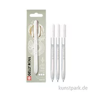 Artikelbild des Artikels “Sakura Gelly Roll 3er Set, Retractable, Weiße Gelstifte “