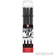 Artikelbild des Artikels “Sakura PIGMA Brush Pen 3er-Set Schwarz “