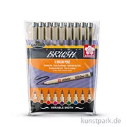 Artikelbild des Artikels “Sakura PIGMA Brush Pen Set - 9 verschiedene Farben “
