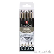 Artikelbild des Artikels “Sakura PIGMA Micron Set - 4 Strichstärken, Kaltgrau dunkel “