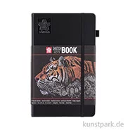 Artikelbild des Artikels “Sakura Skizzenbuch, 80 Blatt, Schwarzes Papier, 140g 13 x 21 cm“