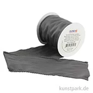 Artikelbild des Artikels “Samtband mit Drahtverstärkung - Dunkelgrau 8 x 200 cm“
