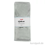 Artikelbild des Artikels “Samtstoff Zuschnitt - 50 x 68 cm Stoff | Grau“