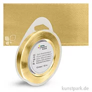 Artikelbild des Artikels “Satinband - 10 mm Breite - 10 m Länge Einzelfarbe | Gold“