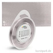 Artikelbild des Artikels “Satinband - 10 mm Breite - 10 m Länge Einzelfarbe | Hellgrau“