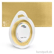Artikelbild des Artikels “Satinband - 3 mm Breite - 10 m Länge Einzelfarbe | Gold“