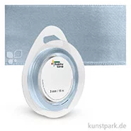 Artikelbild des Artikels “Satinband - 3 mm Breite - 10 m Länge Einzelfarbe | Hellblau“