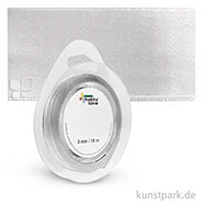Artikelbild des Artikels “Satinband - 3 mm Breite - 10 m Länge Einzelfarbe | Silber“