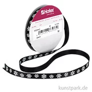Artikelbild des Artikels “Satinband Schneeflocken - 10 mm x 5 m “