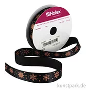 Artikelbild des Artikels “Satinband Schneekristalle - 15 mm x 3 m “