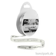 Artikelbild des Artikels “Satinband Wedding, Hochzeit, 8 m auf Rolle, Creme “