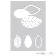 Artikelbild des Artikels “Schablone - Blätter, mit Rakel, DIN A5 “
