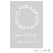 Artikelbild des Artikels “Schablone - Blätterranken, mit Rakel, DIN A5 “