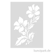 Artikelbild des Artikels “Schablone - Blumen mit Blättern, A5 “