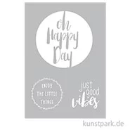 Artikelbild des Artikels “Schablone - Happy Day, mit Rakel, DIN A4 “