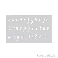Artikelbild des Artikels “Schablone - Alphabet, Kleinbuchstaben, 12 x 20 cm “