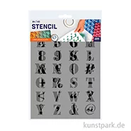 Artikelbild des Artikels “Schablonen - Alphabet Set, Großbuchstaben + Zeichen, Industrial, A4 “