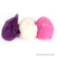 Artikelbild des Artikels “Schafwolle - Rosa-Lila-Mix, 3x10g sortiert “