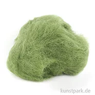 Artikelbild des Artikels “Schafwolle zum Trockenfilzen, 30 g Einzelfarbe | Grün“