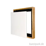 Artikelbild des Artikels “Schattenfugenrahmen mit Keilrahmen - Gold 20 x 20 cm“