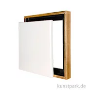 Artikelbild des Artikels “Schattenfugenrahmen mit Keilrahmen - Gold 30 x 30 cm“